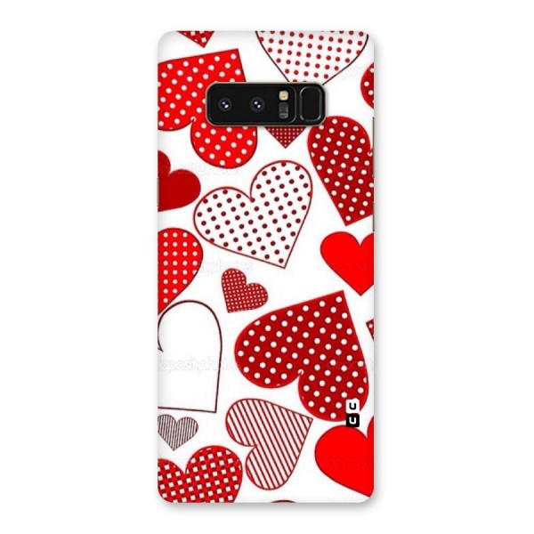 Style Hearts Back Case for Galaxy Note 8