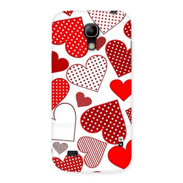 Style Hearts Back Case for Galaxy S4 Mini