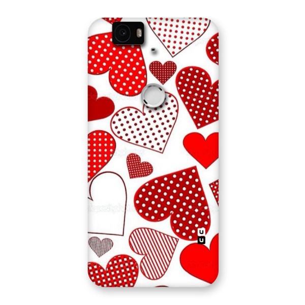 Style Hearts Back Case for Google Nexus-6P
