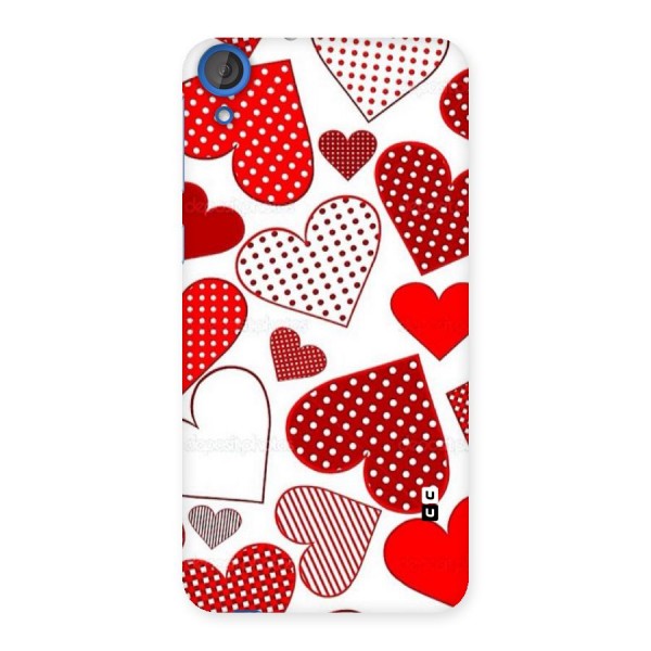 Style Hearts Back Case for HTC Desire 820