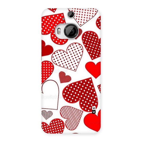 Style Hearts Back Case for HTC One M9 Plus