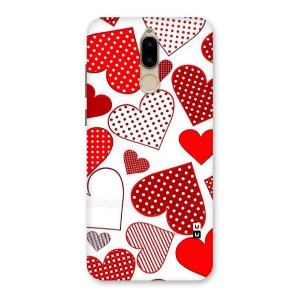 Style Hearts Back Case for Honor 9i