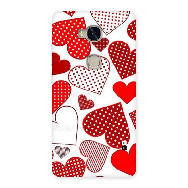 Style Hearts Back Case for Huawei Honor 5X
