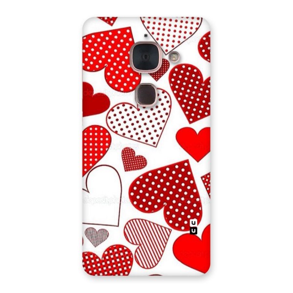 Style Hearts Back Case for Le Max 2