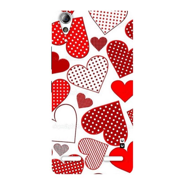 Style Hearts Back Case for Lenovo A6000