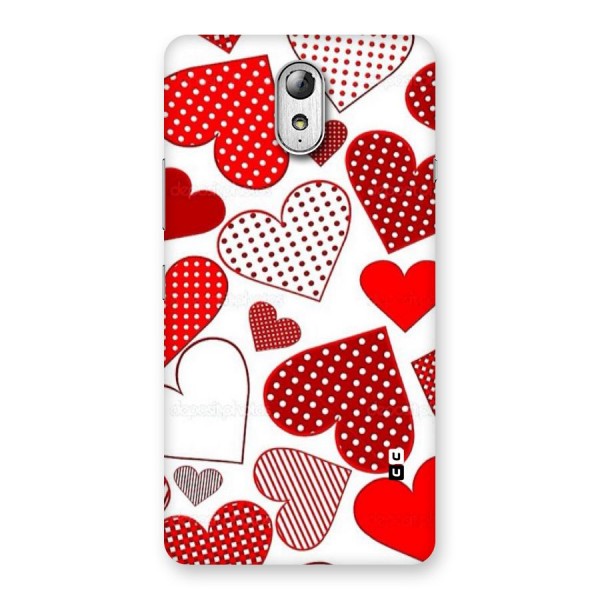 Style Hearts Back Case for Lenovo Vibe P1M