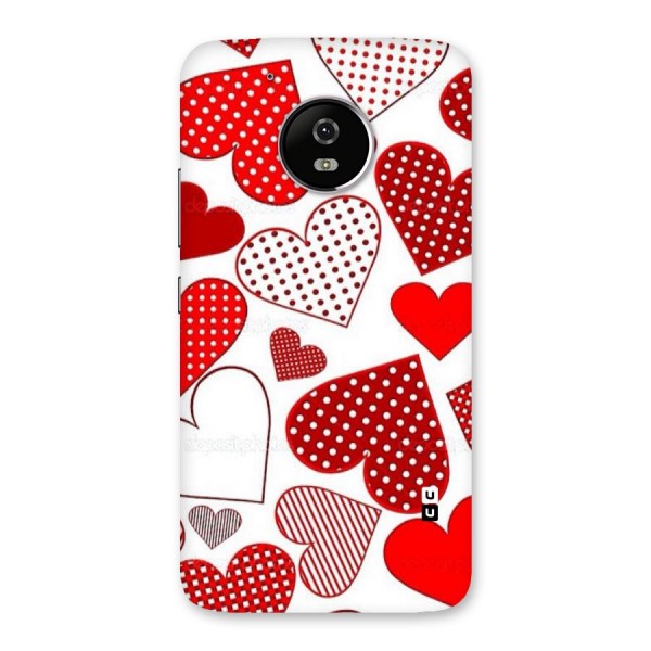 Style Hearts Back Case for Moto G5