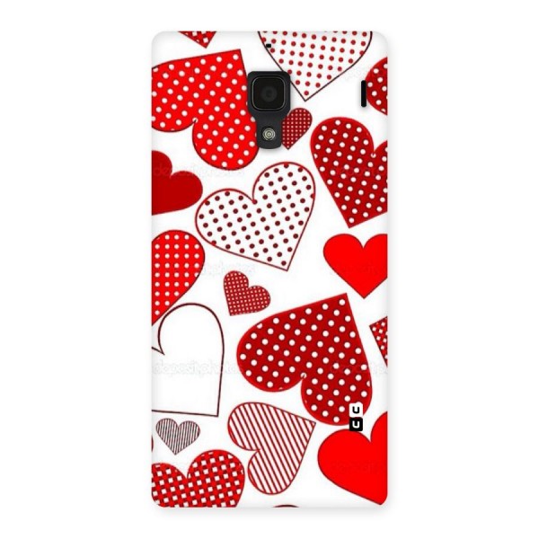 Style Hearts Back Case for Redmi 1S