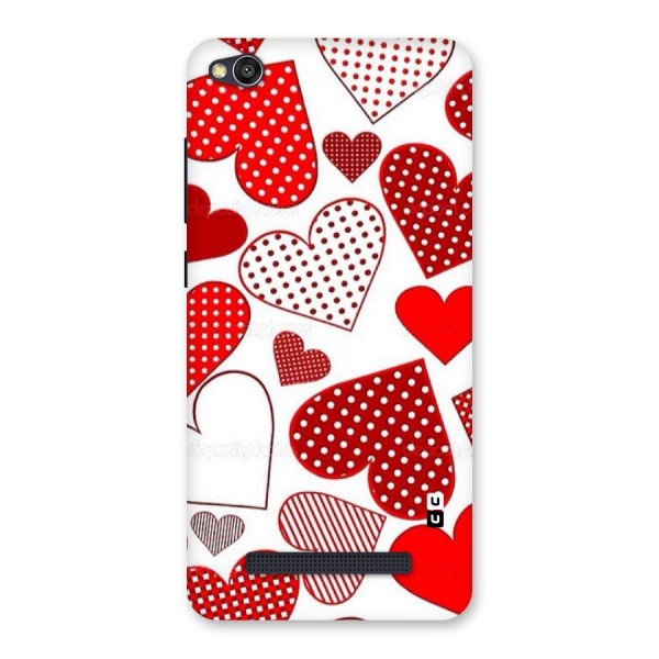 Style Hearts Back Case for Redmi 4A