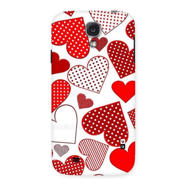 Style Hearts Back Case for Samsung Galaxy S4