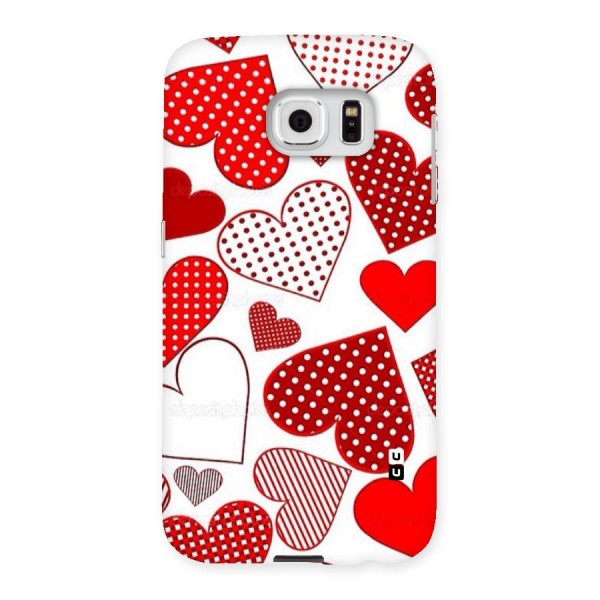 Style Hearts Back Case for Samsung Galaxy S6