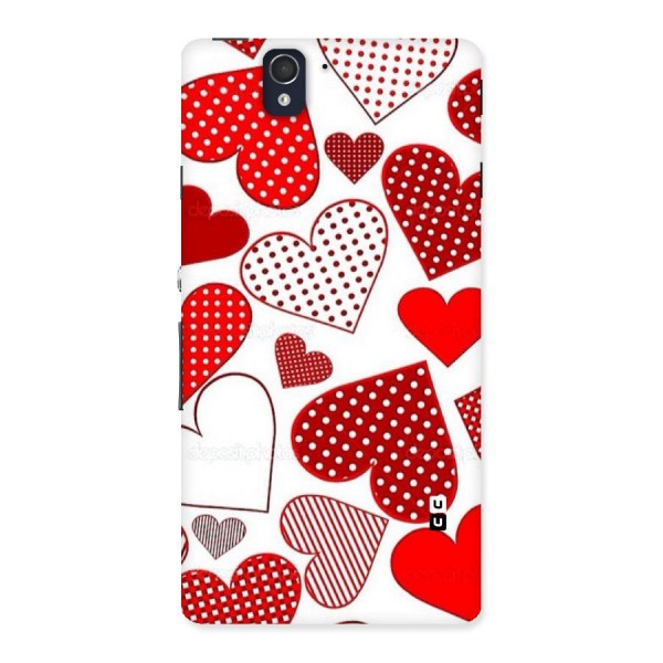 Style Hearts Back Case for Sony Xperia Z