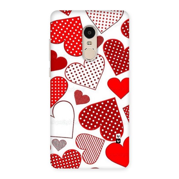 Style Hearts Back Case for Xiaomi Redmi Note 4