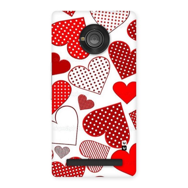 Style Hearts Back Case for Yu Yunique