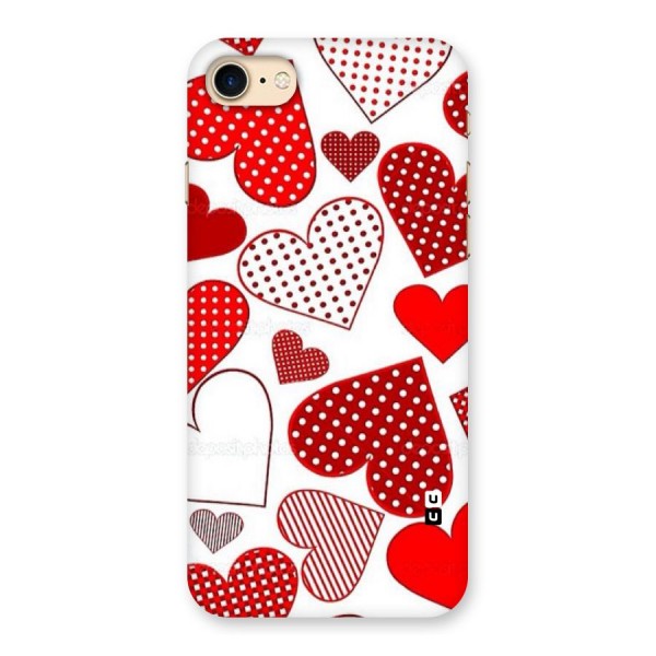 Style Hearts Back Case for iPhone 7