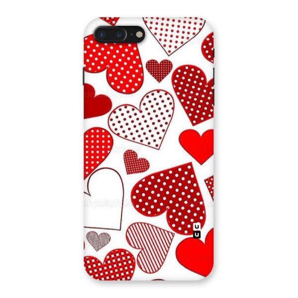 Style Hearts Back Case for iPhone 7 Plus