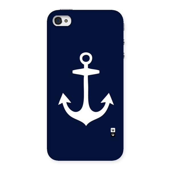 Stylish Anchor Design Back Case for iPhone 4 4s