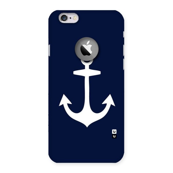 Stylish Anchor Design Back Case for iPhone 6 Logo Cut