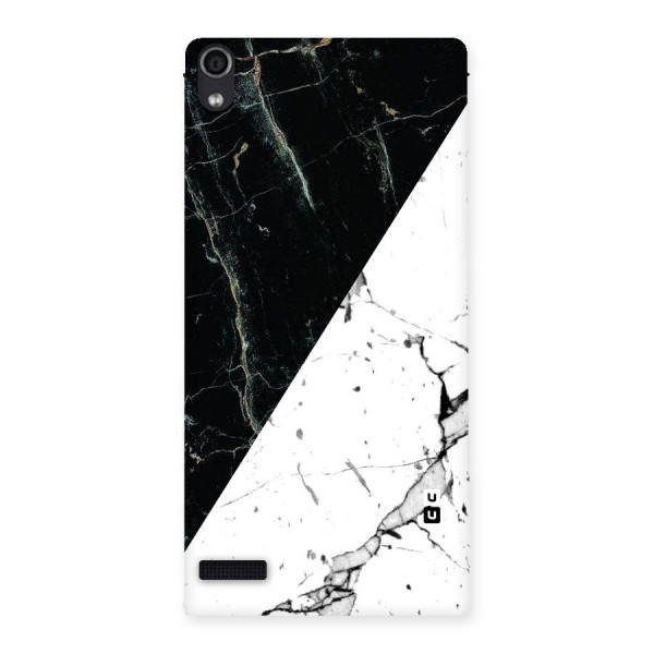 Stylish Diagonal Marble Back Case for Ascend P6