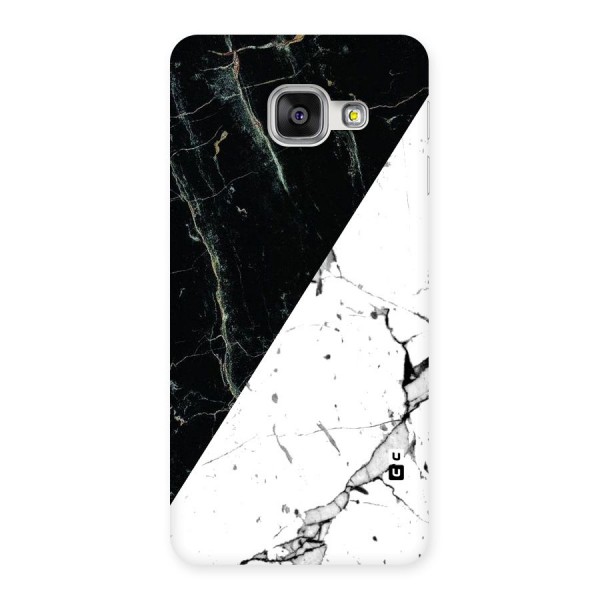 Stylish Diagonal Marble Back Case for Galaxy A3 2016