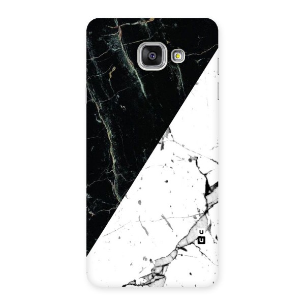 Stylish Diagonal Marble Back Case for Galaxy A7 2016