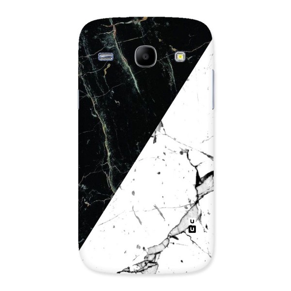 Stylish Diagonal Marble Back Case for Galaxy Core