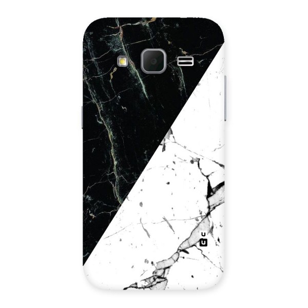 Stylish Diagonal Marble Back Case for Galaxy Core Prime