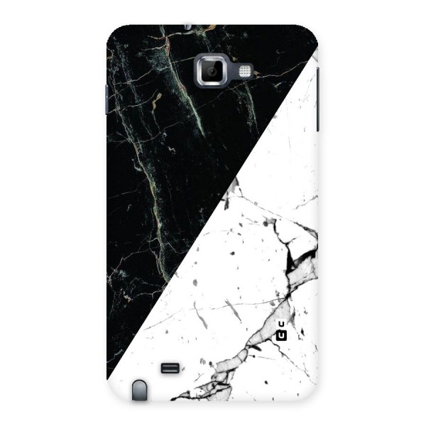 Stylish Diagonal Marble Back Case for Galaxy Note