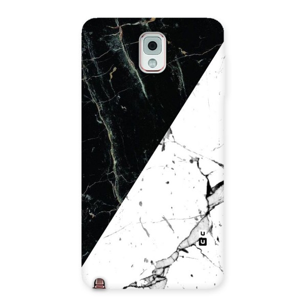 Stylish Diagonal Marble Back Case for Galaxy Note 3
