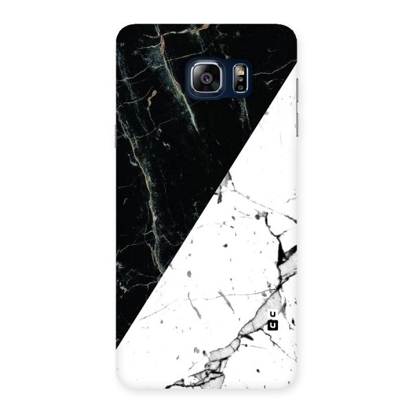 Stylish Diagonal Marble Back Case for Galaxy Note 5