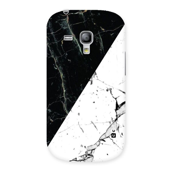 Stylish Diagonal Marble Back Case for Galaxy S3 Mini
