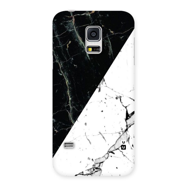 Stylish Diagonal Marble Back Case for Galaxy S5 Mini