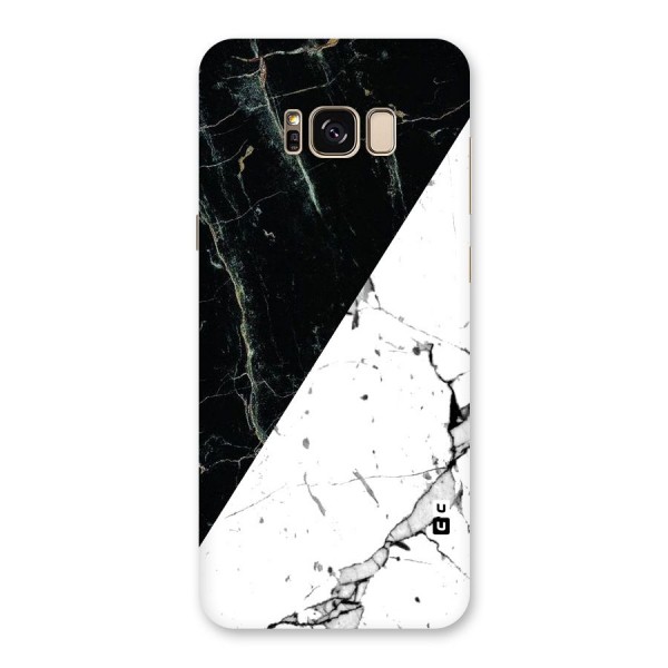 Stylish Diagonal Marble Back Case for Galaxy S8 Plus