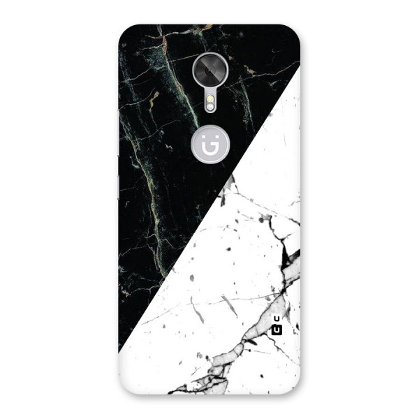 Stylish Diagonal Marble Back Case for Gionee A1