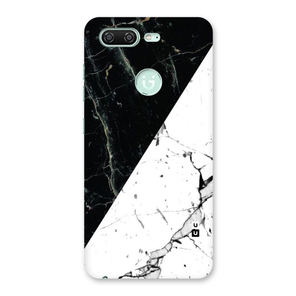 Stylish Diagonal Marble Back Case for Gionee S10