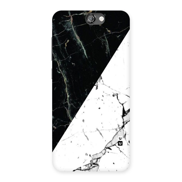 Stylish Diagonal Marble Back Case for HTC One A9