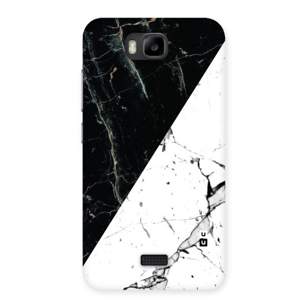 Stylish Diagonal Marble Back Case for Honor Bee