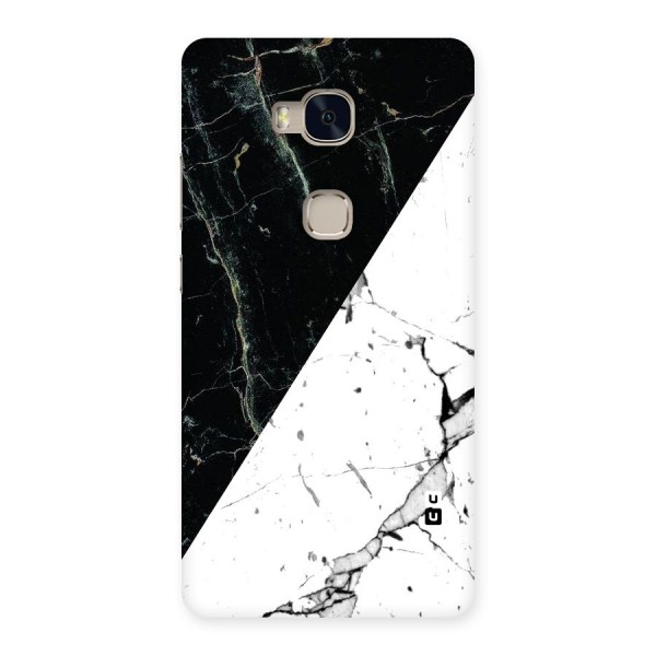 Stylish Diagonal Marble Back Case for Huawei Honor 5X