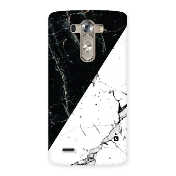 Stylish Diagonal Marble Back Case for LG G3