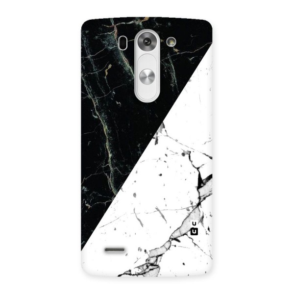Stylish Diagonal Marble Back Case for LG G3 Beat