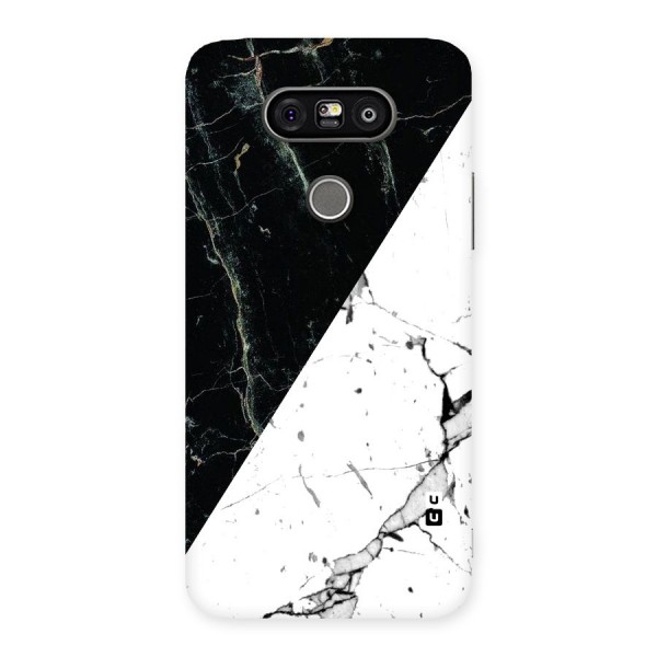 Stylish Diagonal Marble Back Case for LG G5