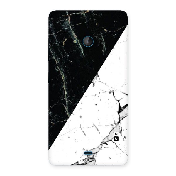 Stylish Diagonal Marble Back Case for Lumia 540