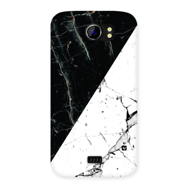 Stylish Diagonal Marble Back Case for Micromax Canvas 2 A110