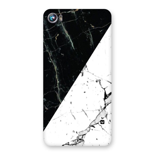 Stylish Diagonal Marble Back Case for Micromax Canvas Fire 4 A107