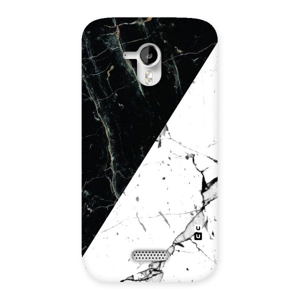 Stylish Diagonal Marble Back Case for Micromax Canvas HD A116
