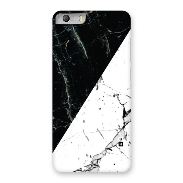 Stylish Diagonal Marble Back Case for Micromax Canvas Knight 2