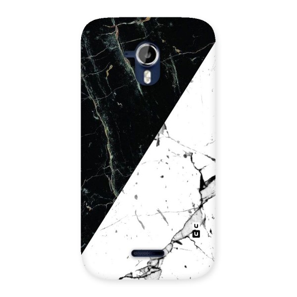Stylish Diagonal Marble Back Case for Micromax Canvas Magnus A117