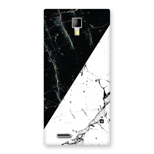 Stylish Diagonal Marble Back Case for Micromax Canvas Xpress A99