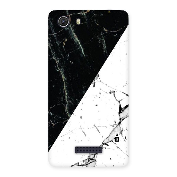 Stylish Diagonal Marble Back Case for Micromax Unite 3
