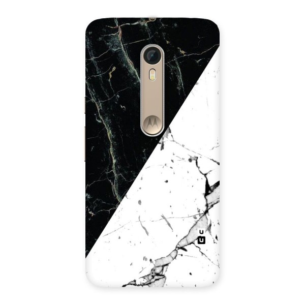 Stylish Diagonal Marble Back Case for Motorola Moto X Style